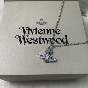 Vivienne Westwood sky blue five-pointed star necklace